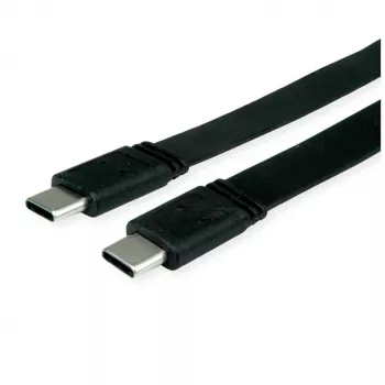 USB kabelis VALUE 11.99.9085 USB4 Gen 3x2 0.5 m USB-C Melns
