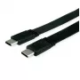 USB kabelis VALUE 11.99.9085 USB4 Gen 3x2 0.5 m USB-C Melns