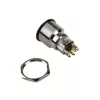 DimasTech Vandalismustaster 22mm Silverline Dot RGB PD215 – Pogas slēdzis ar RGB apgaismojumu