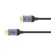 DisplayPort kabelis Unitek C1626GY01-1.5M — 1,5 m, DisplayPort 2.1, Tēviņš-Tēviņš, 360 Hz, 15360×8640, Pelēks