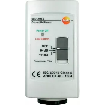 Testo 0554 0452 Skaņas līmeņa mērītājs Digitāls 0 - 114 dB (0554 0452)