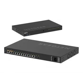 NETGEAR M4250-10G2XF-PoE++ pārvaldāms L2/L3 Gigabit Ethernet (10/100/1000) PoE slēdzis, 1U, melns