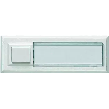 Pogas zvans Grothe 51015 – virsmas montāžas balts, 12 V, līdz 1,5 A