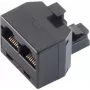 Vadu savienotājs ShiverPeaks BS71230-8 3xRJ-45 Melns