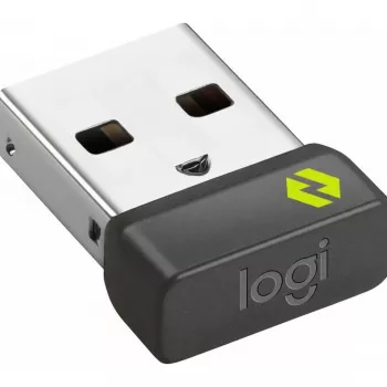USB uztvērējs Logitech 956-000157 pelei un tastatūrai, grafīts, 12.8×14.1×7 mm, 0.97 g