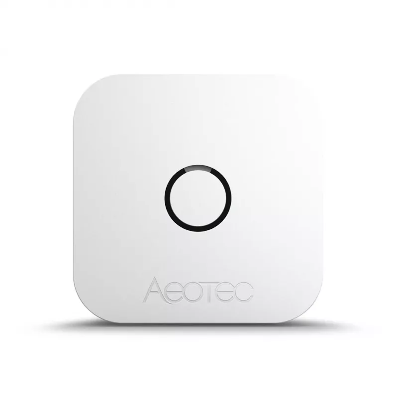 Iekštelpu temperatūras un mitruma sensors AEOTEC AEOEZWA039 — brīvi stāvošs, ar baterijām, 34×34×17 mm