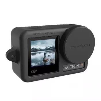 PGYTECH OSMO ACTION 3 Silikona Gumijas Maciņš Melns