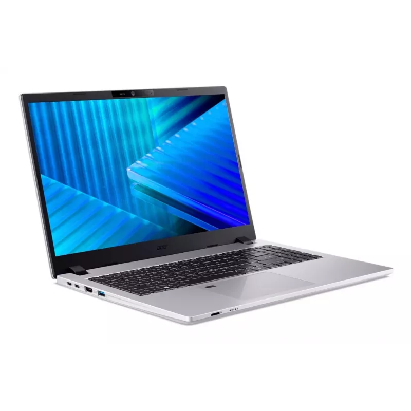Pārnēsājamais dators Acer TravelMate P2 TMP215-75-G2-TCO — 15,6 collu FHD IPS 300 nits, Intel Core Ultra 5 125H, 16GB RAM, 512GB SSD, pirkstu nospiedumu lasītājs, Windows 11 Pro, 3 gadu apkalpošana uz vietas