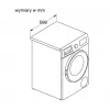 Bosch WNA13401PL Veļas mazgājamā-žāvējamā mašīna 8 kg / 5 kg 1400 RPM Balta