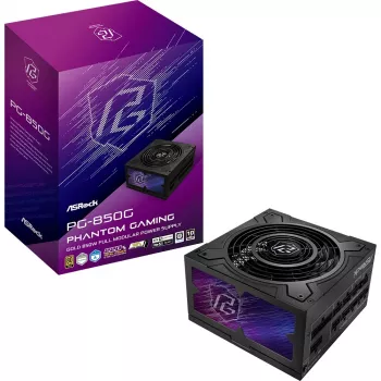 Barošanas bloks ASRock Phantom Gaming PG-850G 850W 80PLUS GOLD pilnībā modulārs