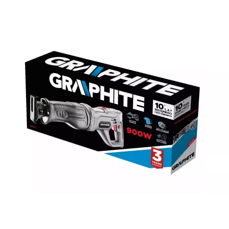 Graphite 58G971 zobenzāģis, 900 W, gājiens 20 mm