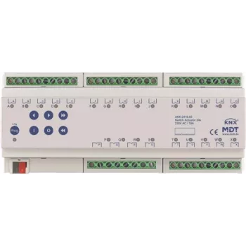 MDT AKK-2416.03 komutācijas izpildmehānisms 24-kanālu 12TE REG 16A 230VAC kompakts 70µF 10EVG