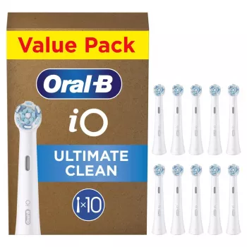 Oral-B iO Ultimate Clean nomaināmās birstītes, baltas, 10 gab.