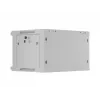 Lanberg sienas skapis 19 inch 6U 600x450 mm, pelēks, perforētas durvis