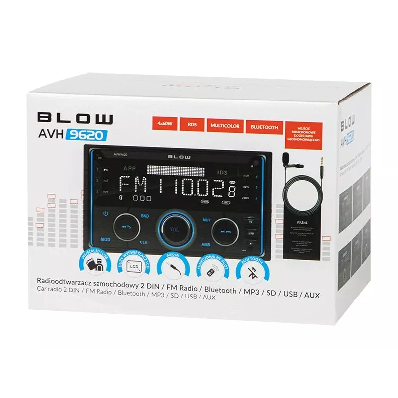 Blow AVH-9620 2DIN 7" auto radio