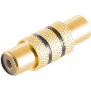 Adapter ShiverPeaks 57040-MGS Cinch (RCA) sieviete uz Cinch (RCA) sieviete, metāla savienotājs