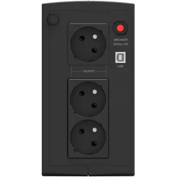 PowerWalker 10121071 nepārtrauktās barošanas avots (UPS) Line-Interactive 1 kVA 600 W 3 kontaktligzdas