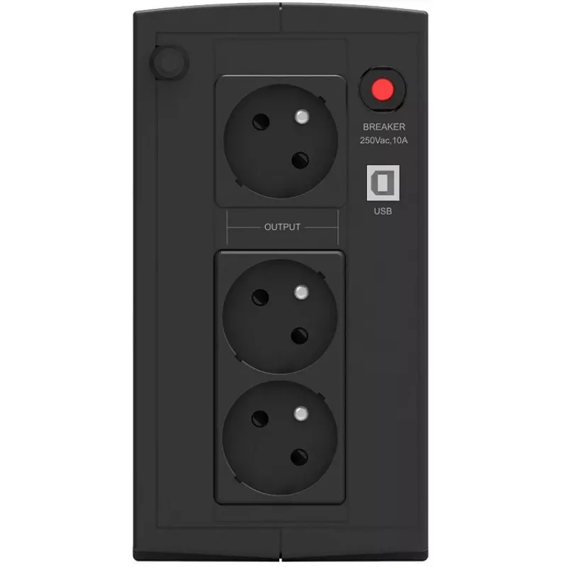 PowerWalker 10121071 nepārtrauktās barošanas avots (UPS) Line-Interactive 1 kVA 600 W 3 kontaktligzdas