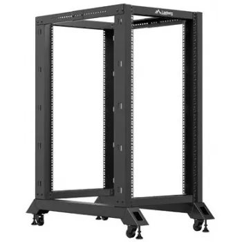 Lanberg Open Rack 22U 600x1000mm Melns (22HE, Rack 19 inch)