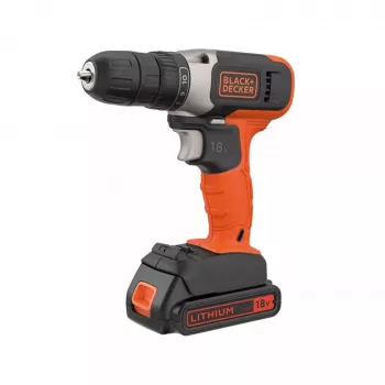 BLACK & DECKER BCD001C2-QW Bezvadu urbjskrūvgriezis, 18 V, 2x1.5 Ah, litija jonu
