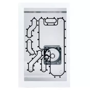 Priekšējais panelis Stealkey Customs Lian Li O11D Mini MK2 — balts (SW10011.1)