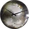 NeXtime klok 8801 Small Disco, Ø30 cm, sienas, sudraba