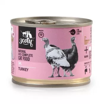 3COTY 34. Turkey Senior - mitrā barība kaķiem - 180g