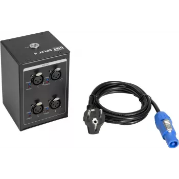 DMX sadalītājs EUROLITE DMX Split 4 Mini 3pol ar 4 izejām