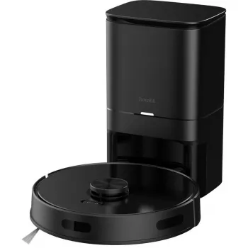 Robotputekļsūcējs Hombli HBVR-0100 — bezmaiss 0,35 L, 3200 mAh, 90 min darbība, 33 cm diametrs, melns
