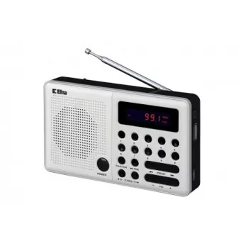 Eltra Radio Pliszka pārnēsājamais radio USB, FM balts