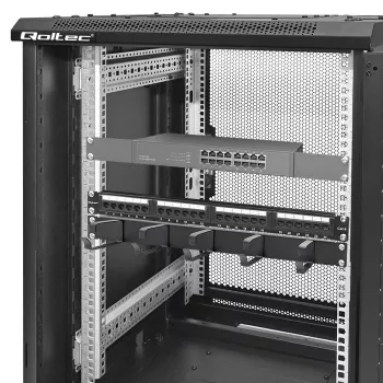 Kabeļu organizētājs QOLTEC 54515 1U 19 inch statīviem