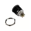 DimasTech PD220 vandālizturīga 25mm spiedpoga Blackline Dot RGB