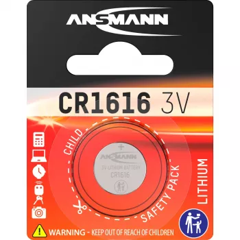 Vienreizējās lietošanas baterija Ansmann Lithium CR 1616