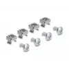 Montāžas kronšteins DeLOCK 19 collu 450x40mm 2 gab. Melns Metāls