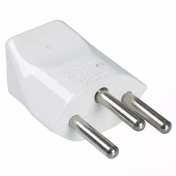 Bachmann 910.275 balts elektriskais spraudnis