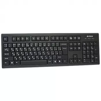 A4Tech KR-85 tastatūra USB QWERTY US English Melna