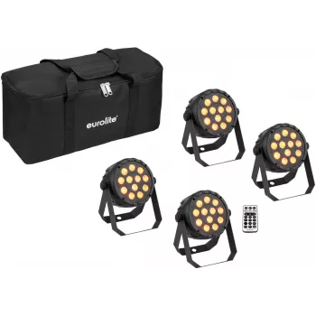 LED PAR gaismeklis EUROLITE LED PARty Spot 42110204 RGB WW Silent