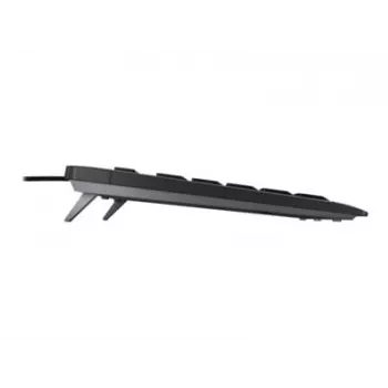 Tastatūra CHERRY STREAM TKL USB AZERTY Melna Vadu 94 taustiņi