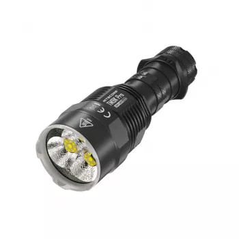 Rokas lukturītis Nitecore TM9K PRO — 9900 lm, USB uzlādējams, IP68, 133 mm, 227 g, alumīnijs, melns