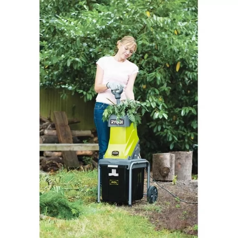 Ryobi RSH2545B dārza smalcinātājs 2500 W 40 L asmens