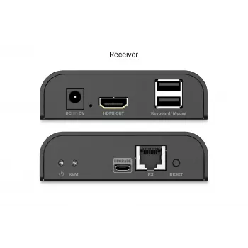 KVM pagarinātāja komplekts DIGITUS DS-55355 HDMI over IP 4K 60Hz