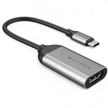 HYPER HD-H8K USB-C uz HDMI adapteris, 8K@60Hz, nerūsējošais tērauds