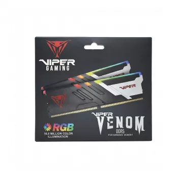 DIMM 16 GB DDR5-6000 (schwarz, PVVR516G60C30, VIPER VENOM RGB, INTEL XMP)