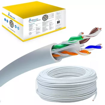 Kabelis Extralink CAT6 UTP V2 305 m iekštelpām