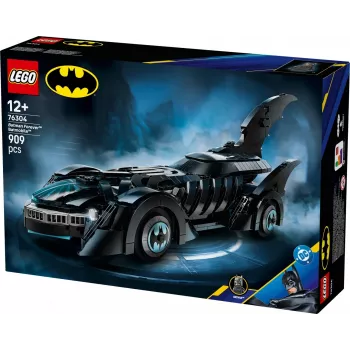 LEGO konstruktors DC Super Heroes Betmens Mūžīgi Batmobile 76304 — 909 detaļas, 1 minifigūra, ieteicamais vecums 12+
