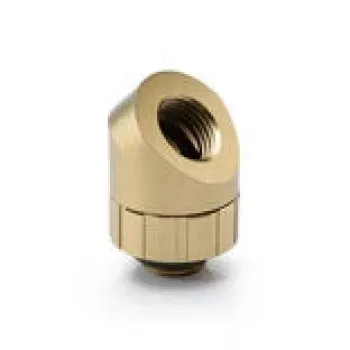 BitsPower Artemis 45° rotējošs leņķa savienotājs – Stardust Gold