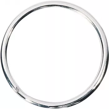 Atslēgu gredzeni WEDO 2623030 metāls 30 mm sudraba niķelēti iepakojumā 100 gab.