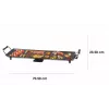 Beper 90.386 teppanyaki grils, 70,5 x 23,5 cm plātne ar pretpiedegošu pārklājumu, 1800 W, melns