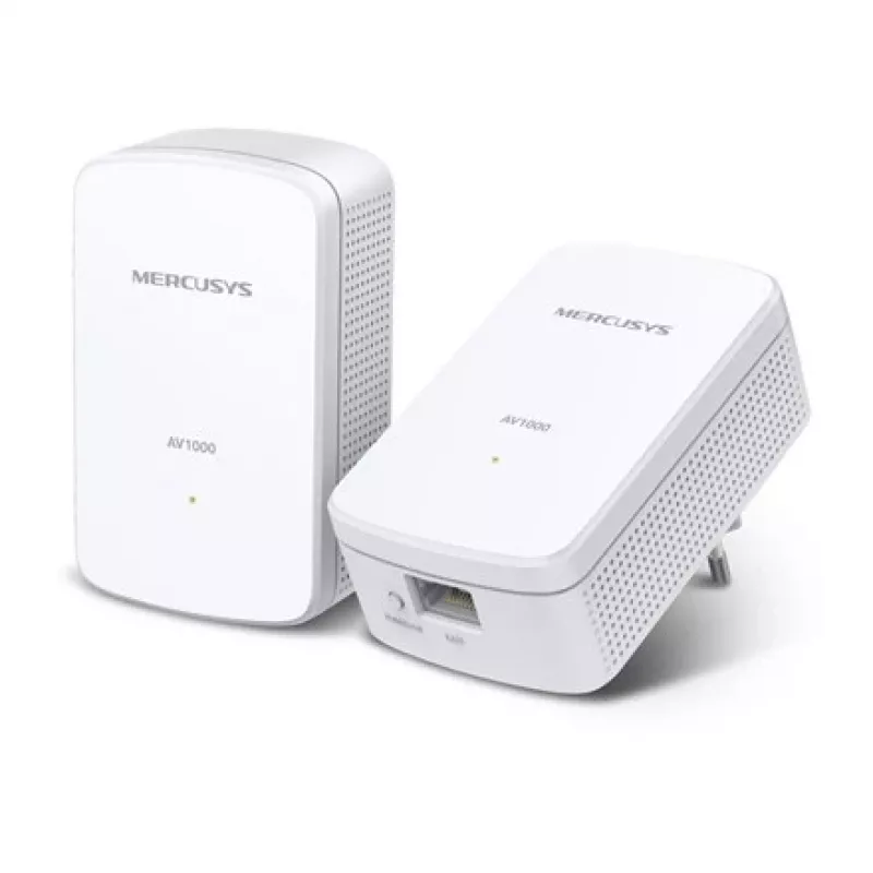 Mercusys AV1000 Gigabit Powerline Starter Kit MP500 KIT — 1000 Mbit/s, 1x RJ-45