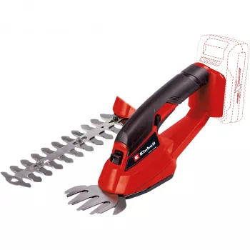 Einhell GE-CG 18 Li - Solo bezvadu zāles šķēres 100mm sarkana (3410370)